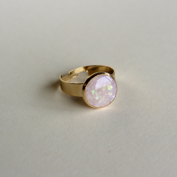 Halo Full Moon Adjustable Ring