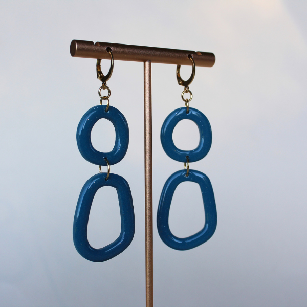 Aria Deep Ocean Earrings