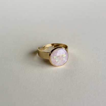 Halo Full Moon Adjustable Ring