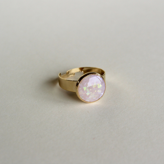 Halo Full Moon Adjustable Ring