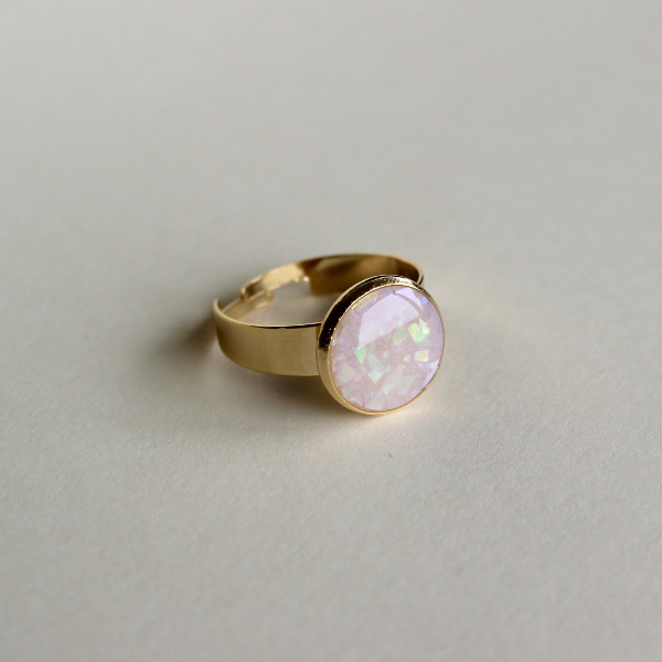 Halo Full Moon Adjustable Ring