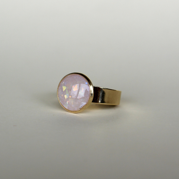 Halo Full Moon Adjustable Ring