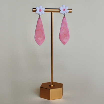 Sakura Pink Diamond Earrings